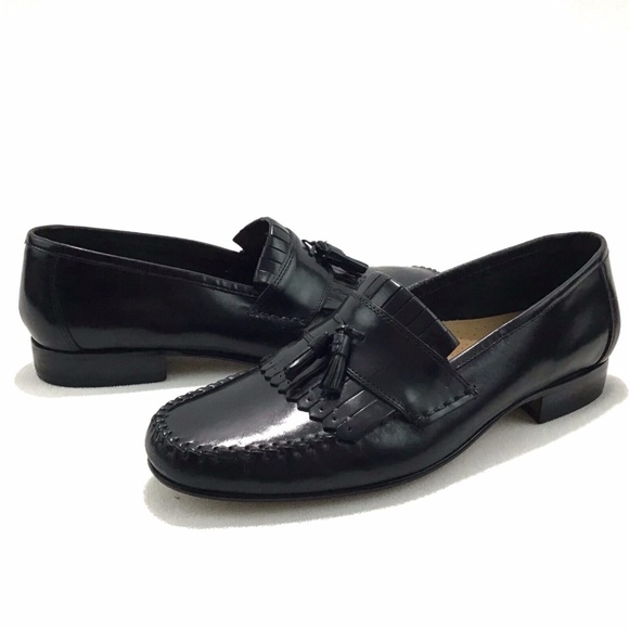 giorgio brutini black loafers
